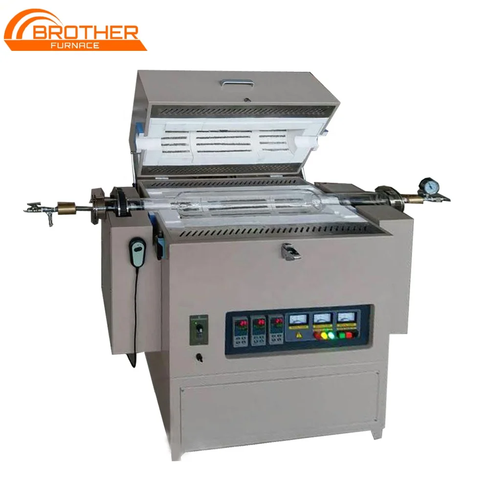 1200C Lab Electric Split Rotary Tube Furnace, Quartz Tube Furnace