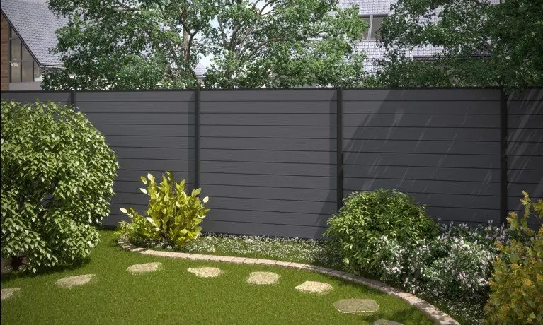 
Top Quality Super shock resistant Aluminum Post Wood Plastic Composite WPC Fence 