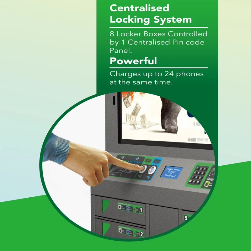 Kidigi charging station charging kiosk charging locker for cell phone