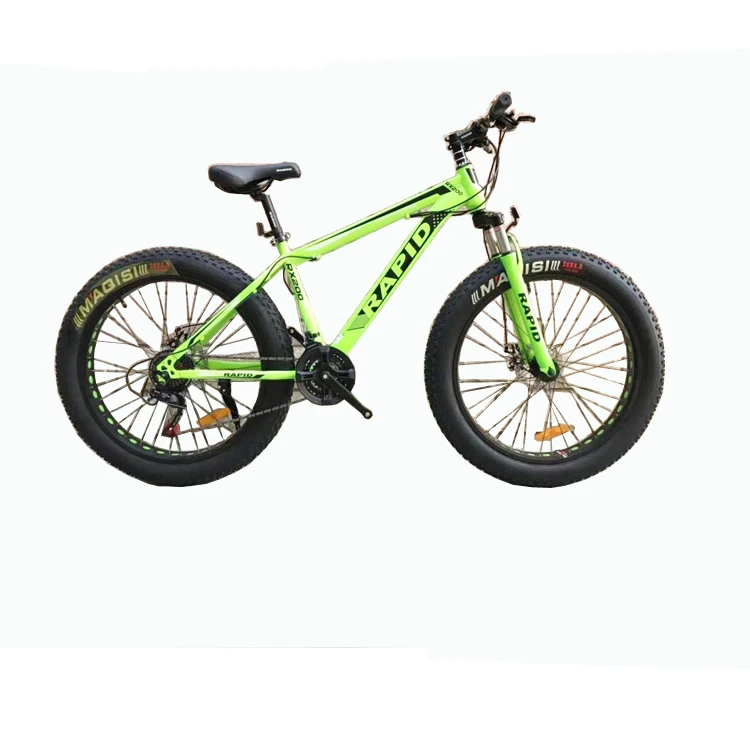 
Classic 21 speed 26*4.0 Steel frame Fat Tire Bike Bicycle MTB Snow Bike 