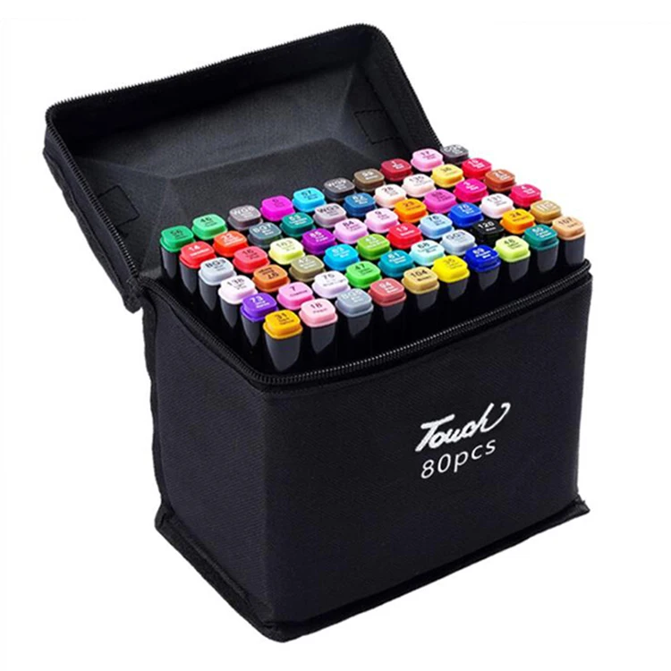 80 Colors Student Art Drawing Marker Pen/Permanent Marker Ste Pen