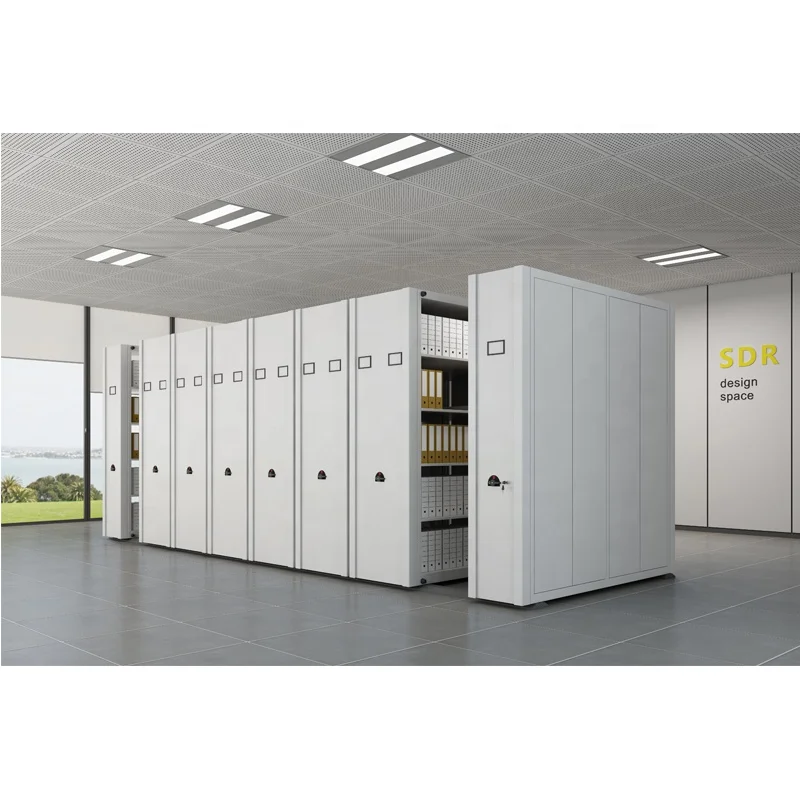 Office Furniture Mobile Filing Cabinet Documents Storage Cabinet Metal Modern Dense Frame Heavy Duty Carton Box Customized