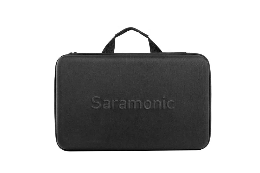 Цифровая беспроводная микрофонная система Saramonic VmicLink5 RX + TX с креплением камеры тремя передатчиками Bodypack и петличным Mi