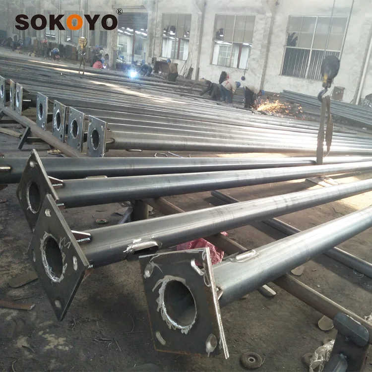 SOKOYO High Efficiency 8000 Lumen Outdoor Lampadaire Solaire 20 30 40 50 60 Watt LED Solar Street Light