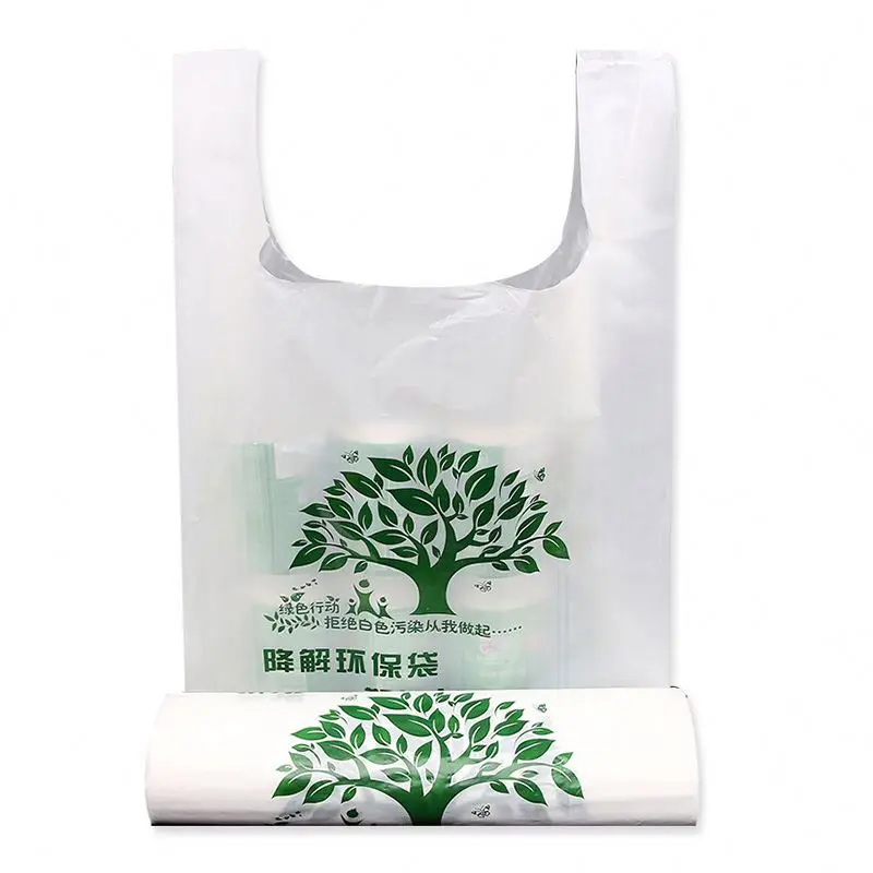 
Disposable Malaysia Packing Clear Emballage Custom Biodegradable Plastic Bag Plant Raw Material 