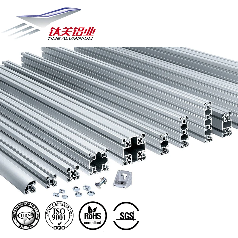 
Durable t slot aluminum extrusion 2040 4080 6063 extruded aluminum guide rail 