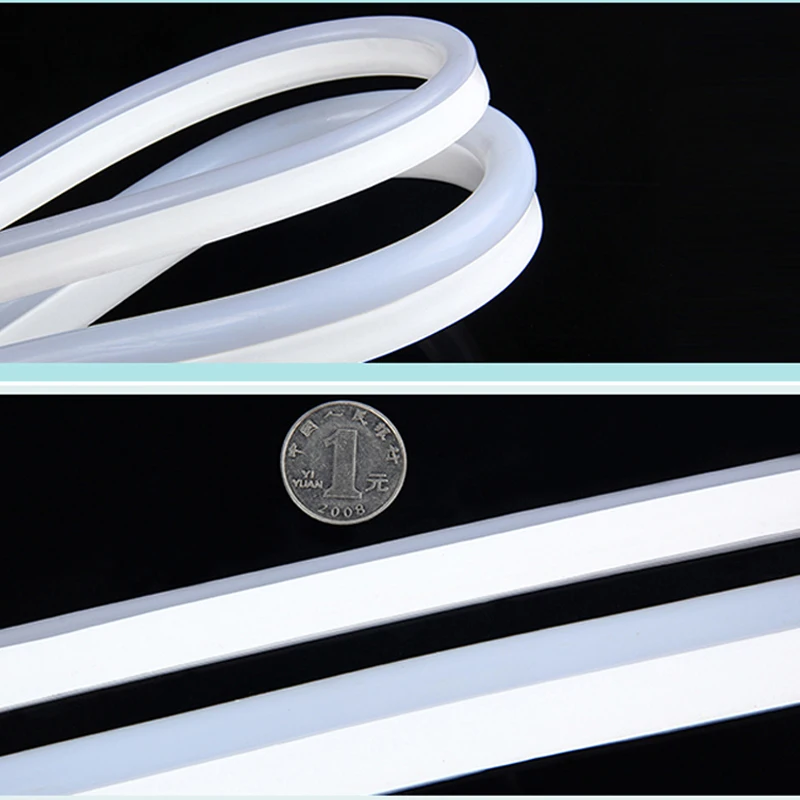 Светодиодная лента, 5050 В переменного тока, водонепроницаемая односторонняя Гибкая лампа, цветной светодиодный неоновый свет