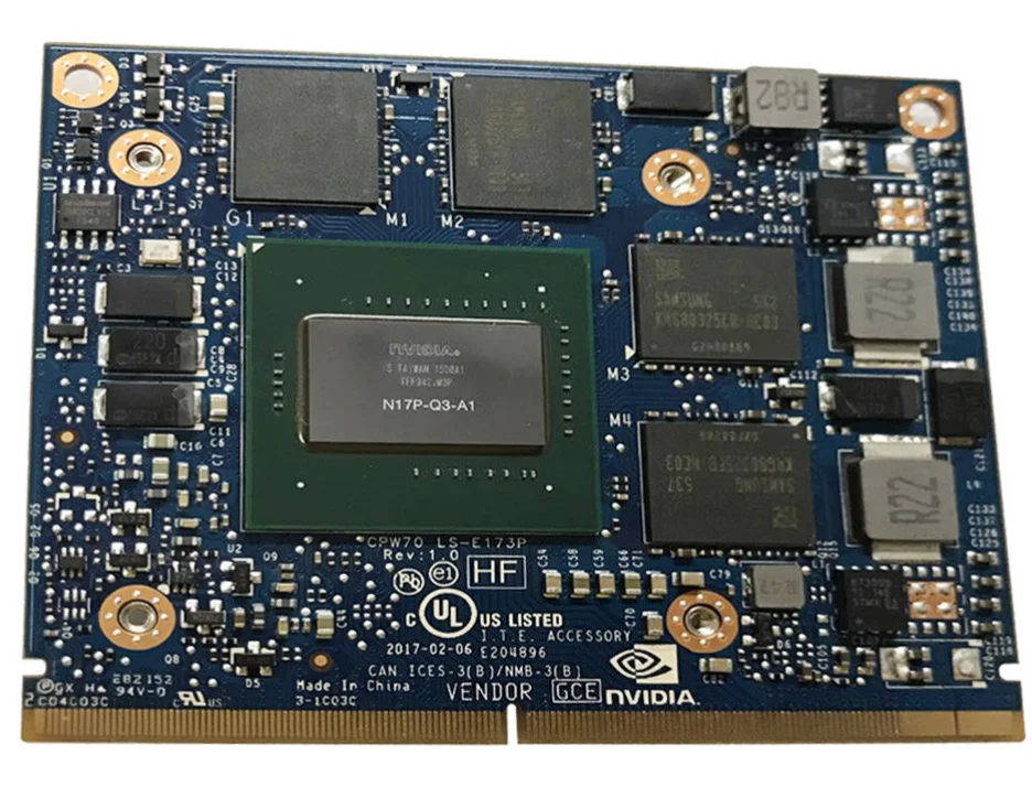 N17P-Q3-A1 для DELL MSI nVidia Quadro M2200 4GB GDDR5, видеокарта