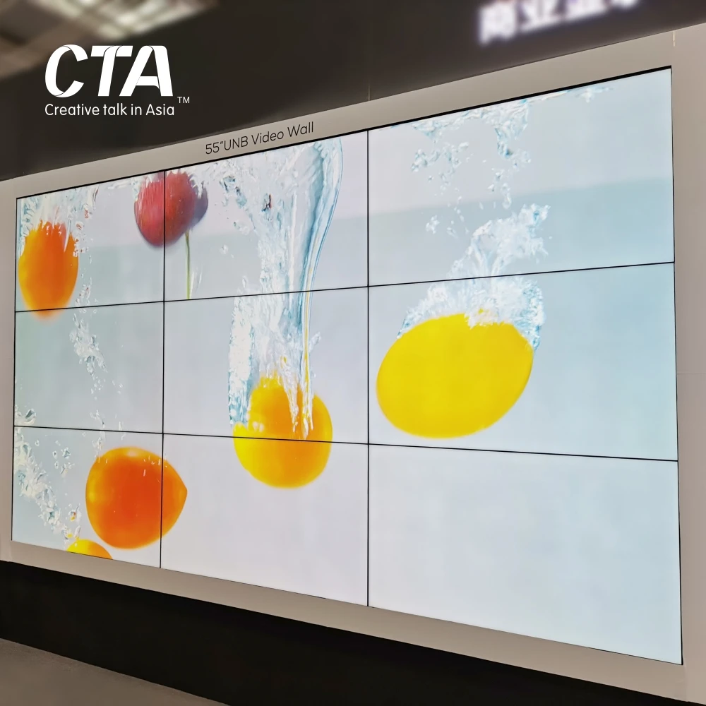 Simple solution 2x2 1x3 3x3 lcd video wall with controller