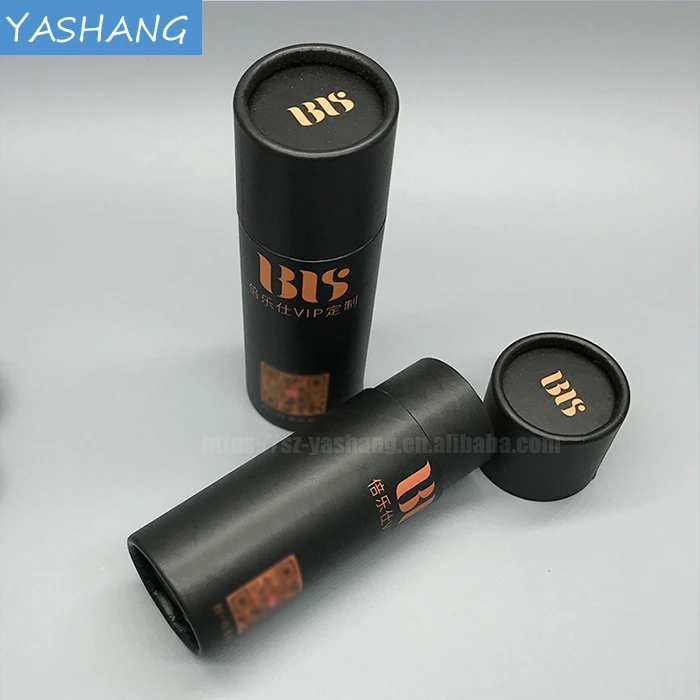 Gold foil printing box for dress gift mailer bottle packaging custom gift tube box