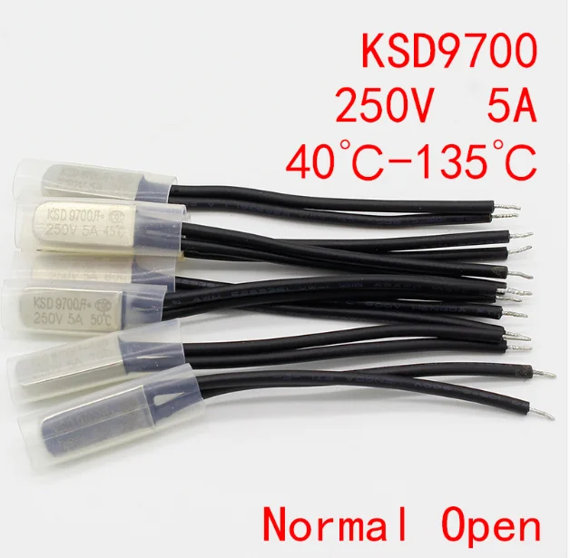 5A 250v temperature control thermal switch thermal protector  KSD9700