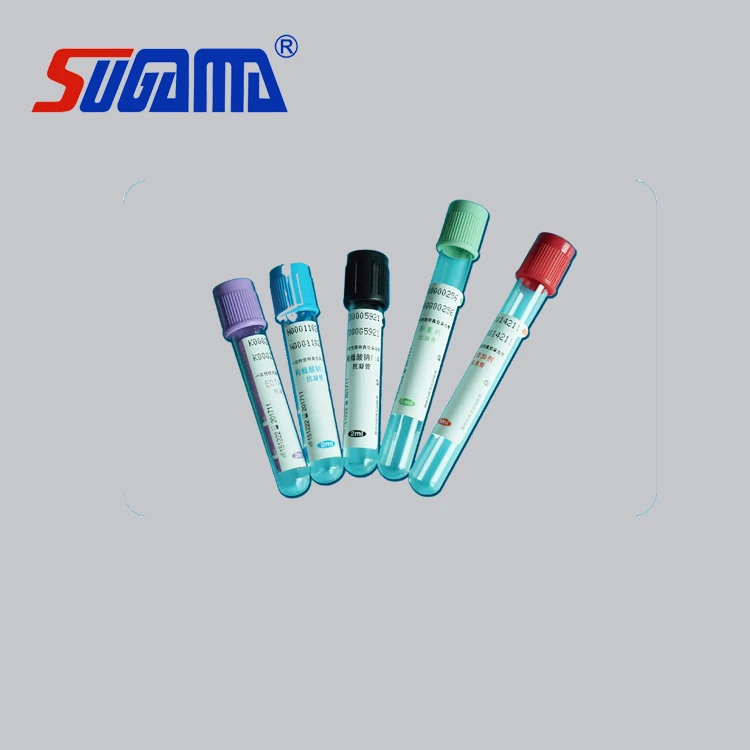 Best selling sterile plastic vacuum blood test tube, blood collection tube