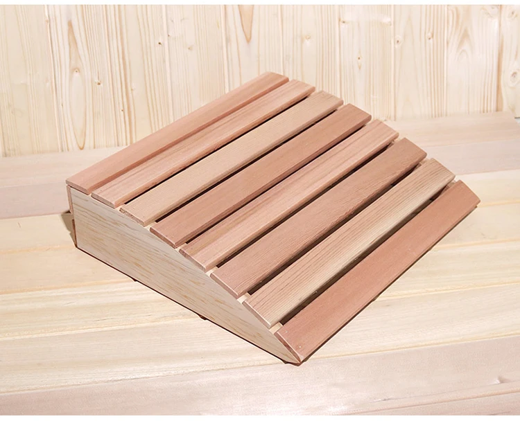 Dry Sauna Accessories wooden pillow  luxurysauna
