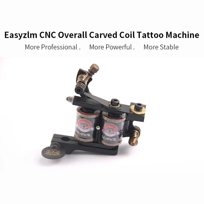 Professional  Tattoo Coil Machine Gun 10 Wrap Rotary Tattoo Machine Frame