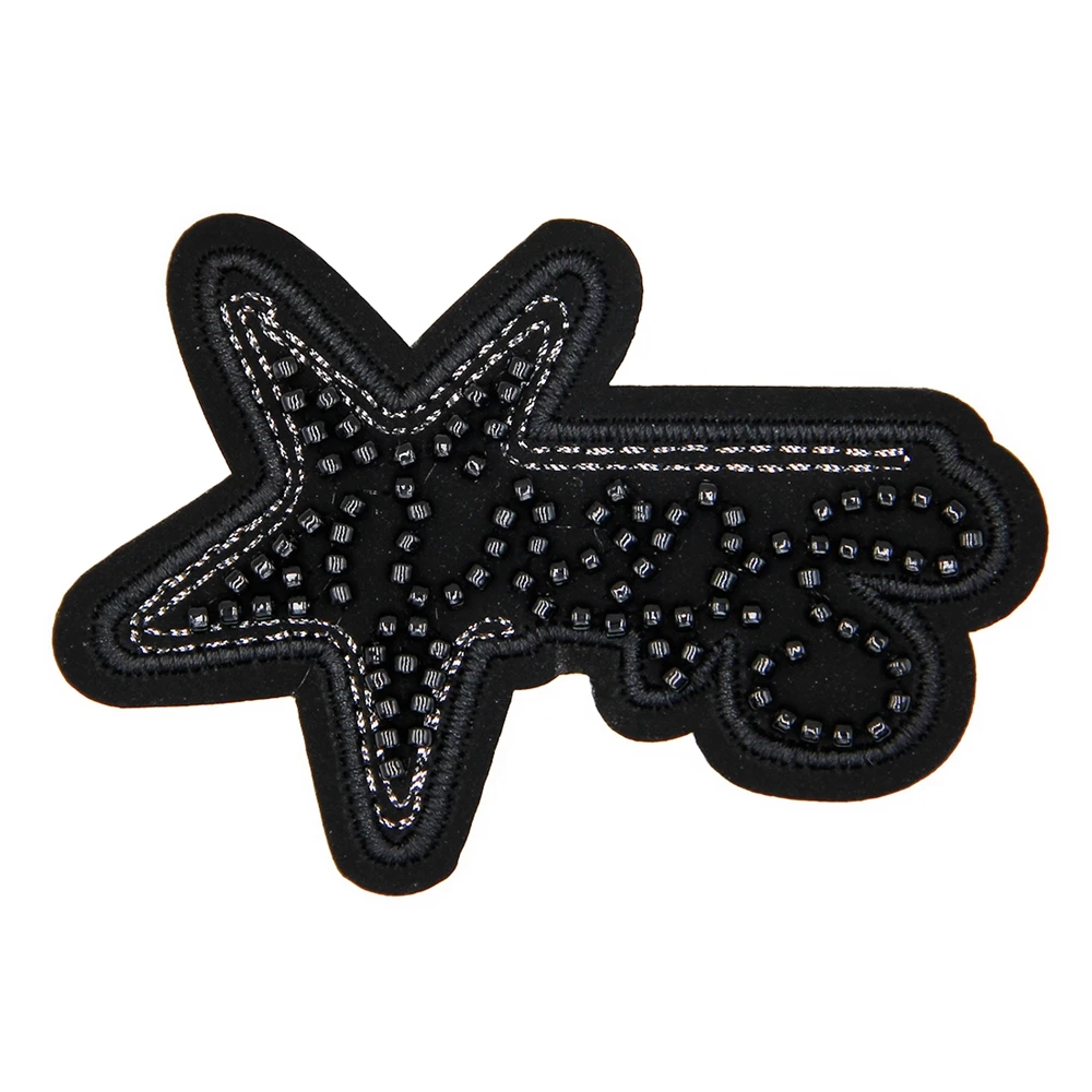 China manufacturer luxury shoe laces embroidered letters and numbers sequin application