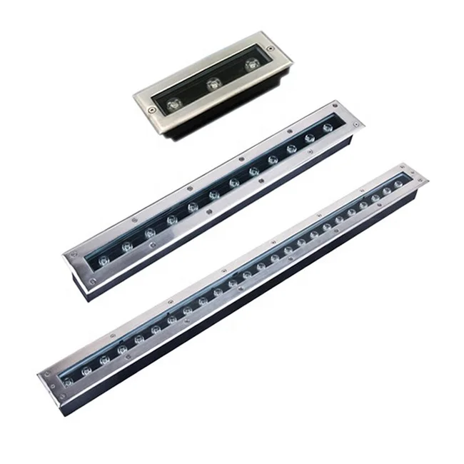 IP67 Waterproof 3W 4W 5W 6W 9W 12W 16W 18W 24WIn-ground LED Light  In Ground Linear LED Ground Light IP67