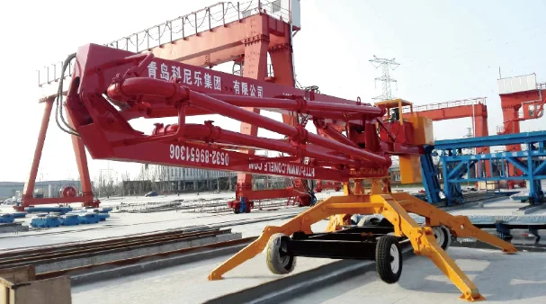 
Excellent products Mini Mobile Type concrete placing boom for transporting concrete 