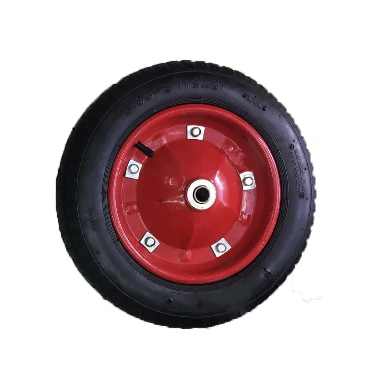 3,00-8 резиновое пневматическое колесо для тачки 3,00/3,00x8 колесо