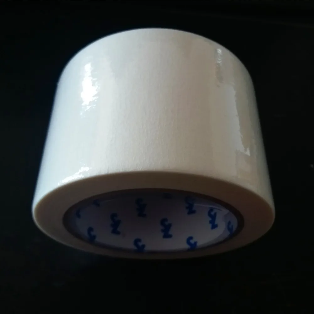 General purpose for painting white yellow masking tape from 10meter to 50meter oem brand logo printed on inner paper core