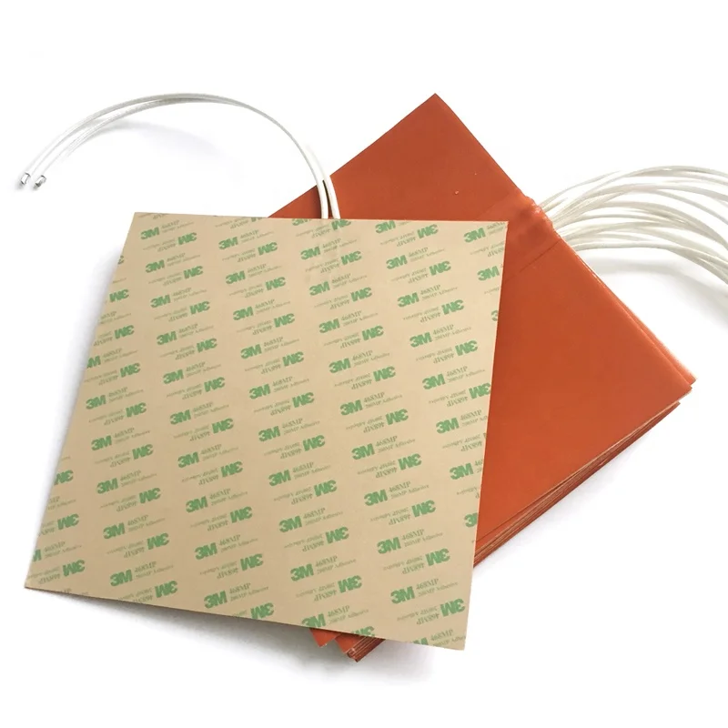 500x500 нагревательный стол для 3d принтера 1,5 мм силиконовый резиновый нагреватель