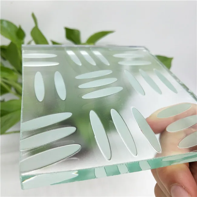 Новейшее ультра прозрачное противоскользящее стекло для пола легко очищающее