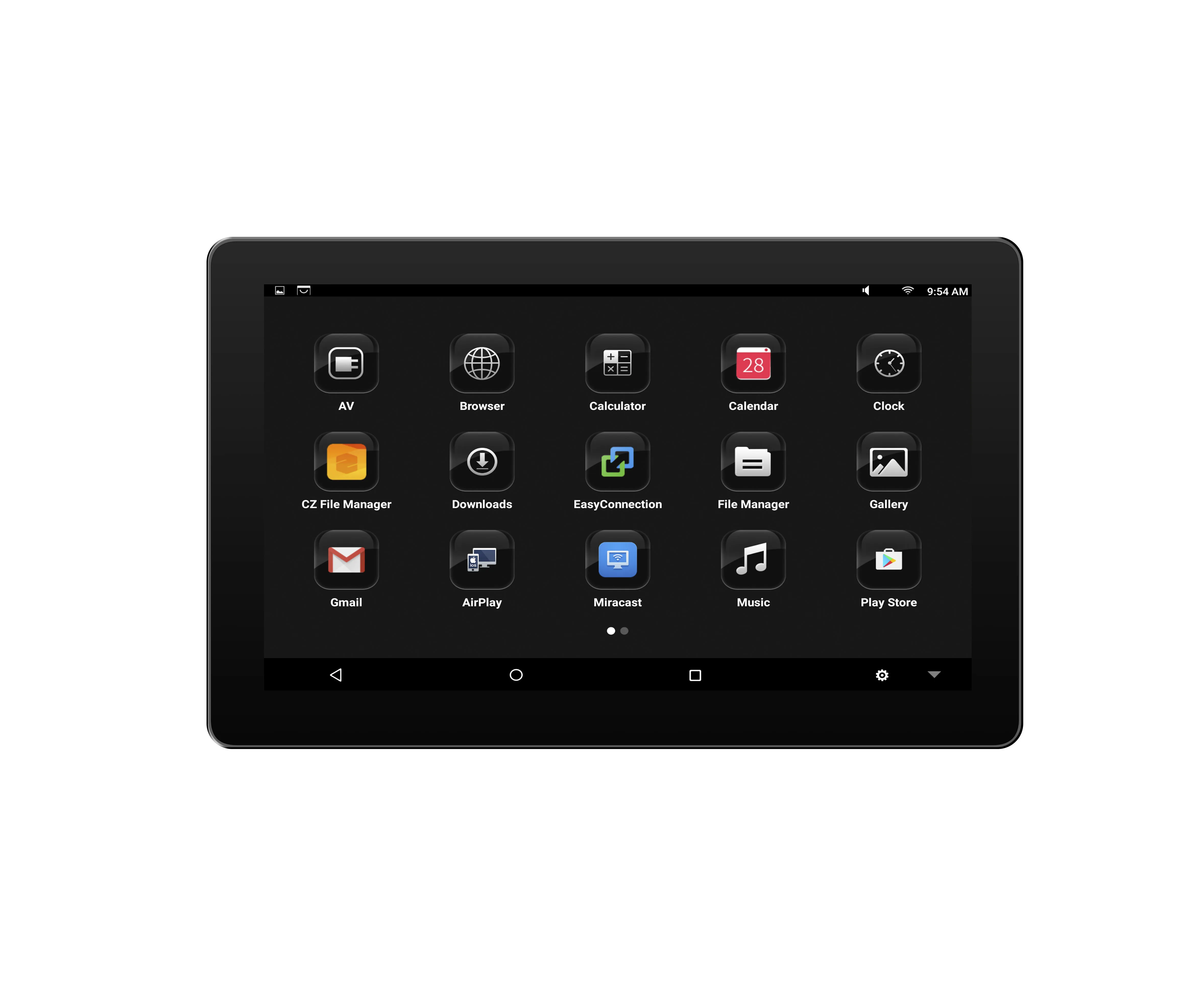10.8 Inch Android 10.0 rear entertainment system car headrest screen TV video monitor