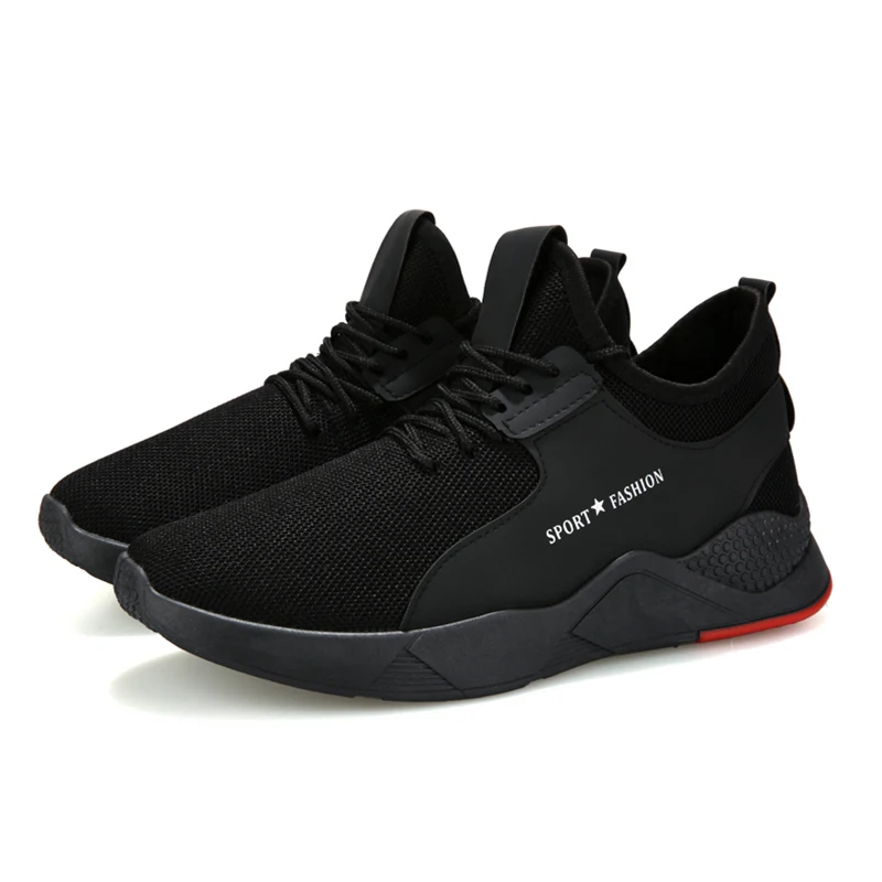 
Fashion Light Leisure Mens Black Sports Shoes 