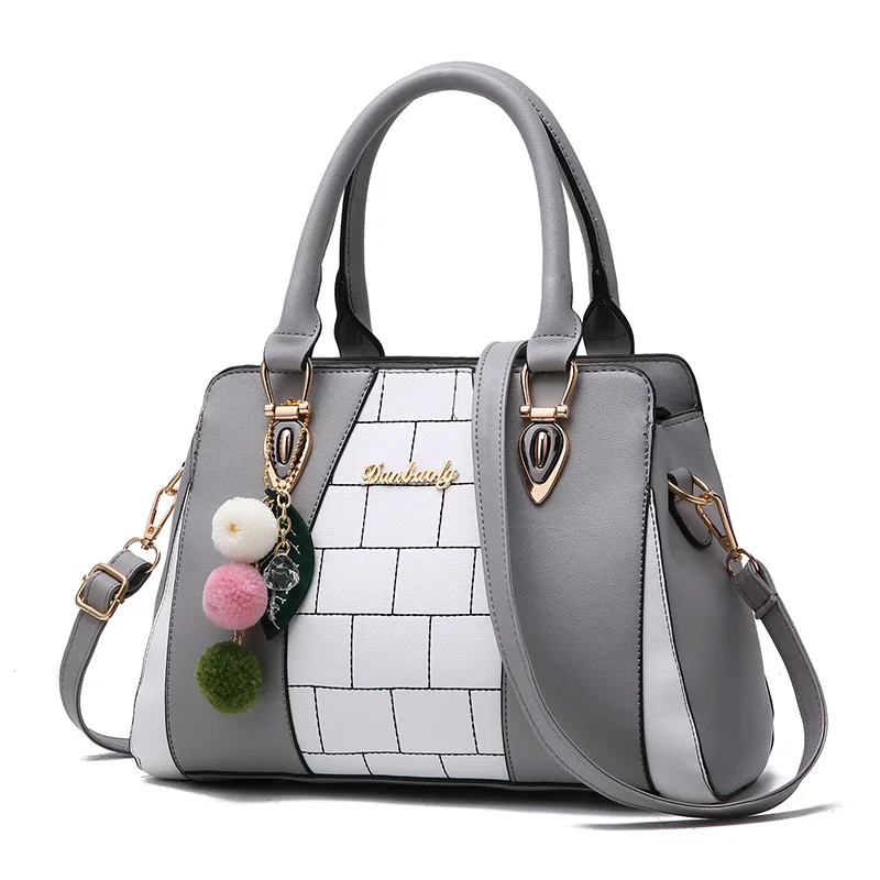 New Arrived Wholesale Shoulder Bags Latest Designer Ladies Fancy Bags Women Handbags With Hair Balls