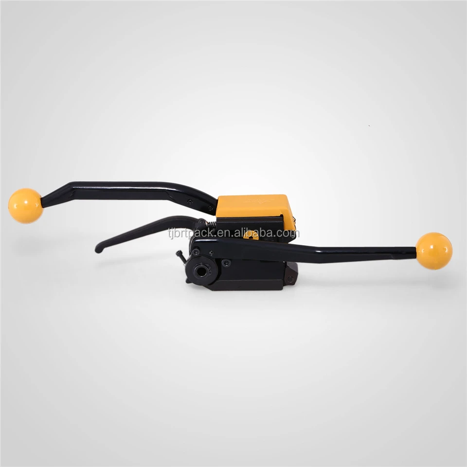 A333 Hand Iron Metal strip Strapping Machine sealless manual steel Pipe banding strapping tools
