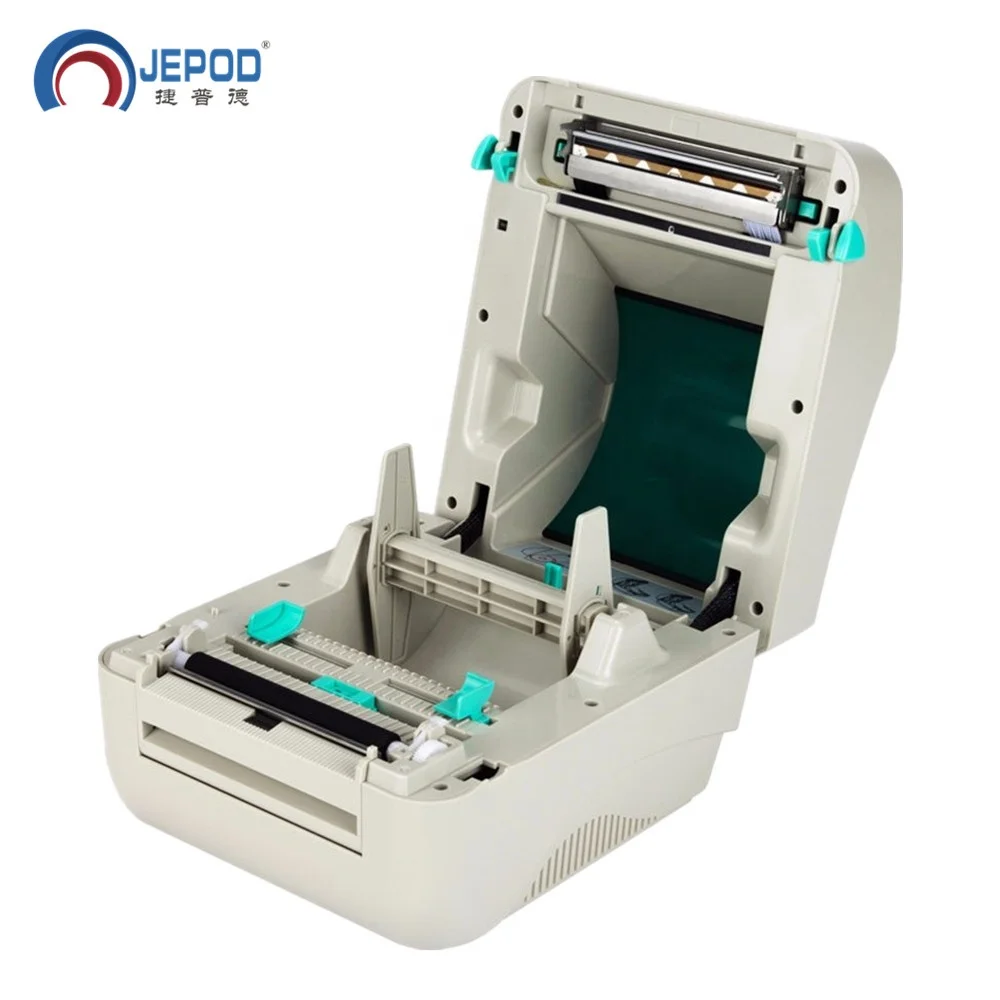 JEPOD XP-470B 4inch high quality clothing tags supermarket price sticker printer new thermal bar code QR code label printer