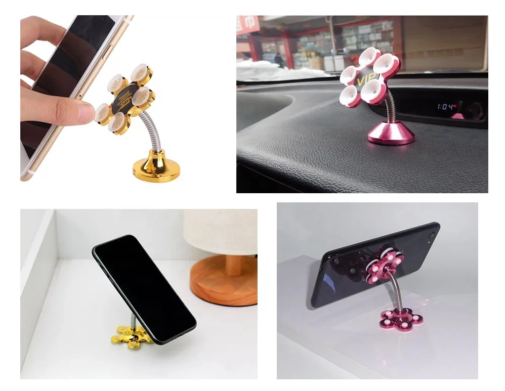 
360 degree new magic flexible suction mobile bracket for car 