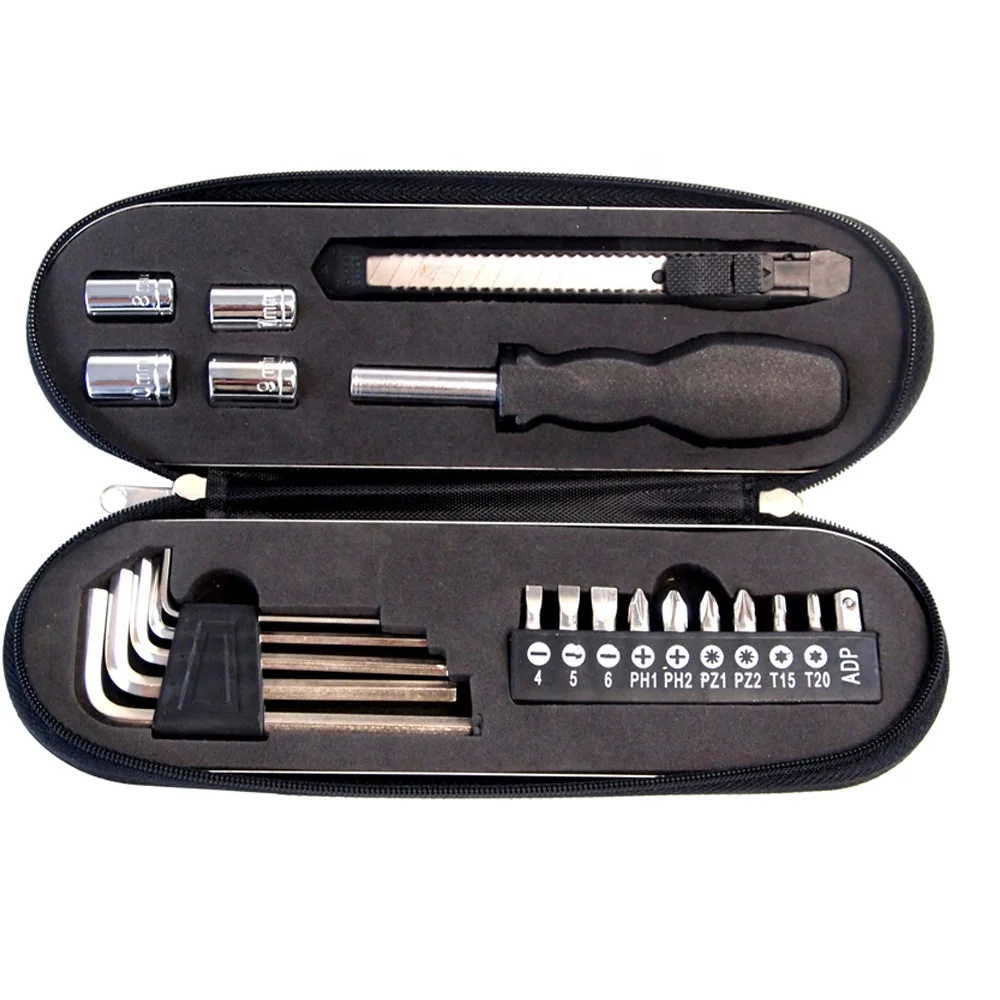 22pcs  Tin box Tool set Best Price Superior Quality Tool set seco toos hardware home tools