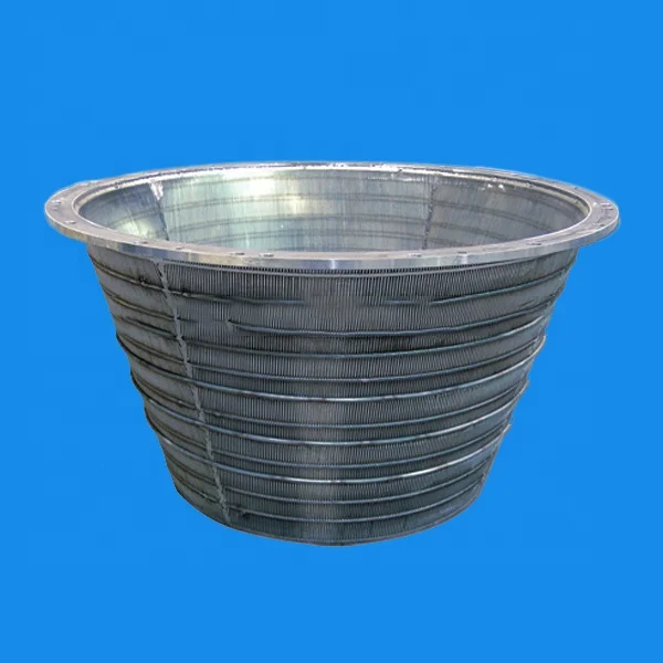 Manufacturer wholesale cheap wedge wire centrifuge screen basket for mining industry