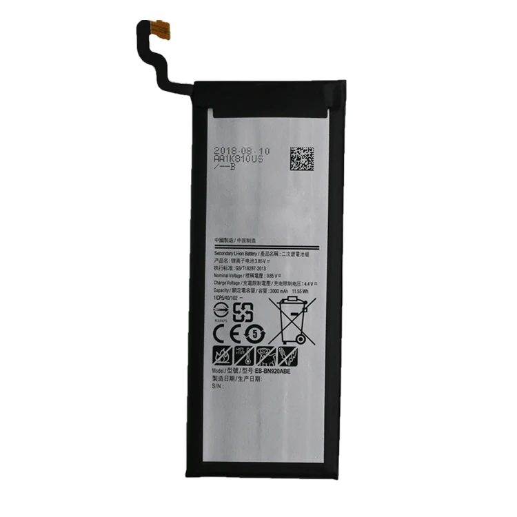 Высокое качество оригинальный смартфон батарея для Note5 Замена для Samsung Примечание 5 EB-BN920ABE
