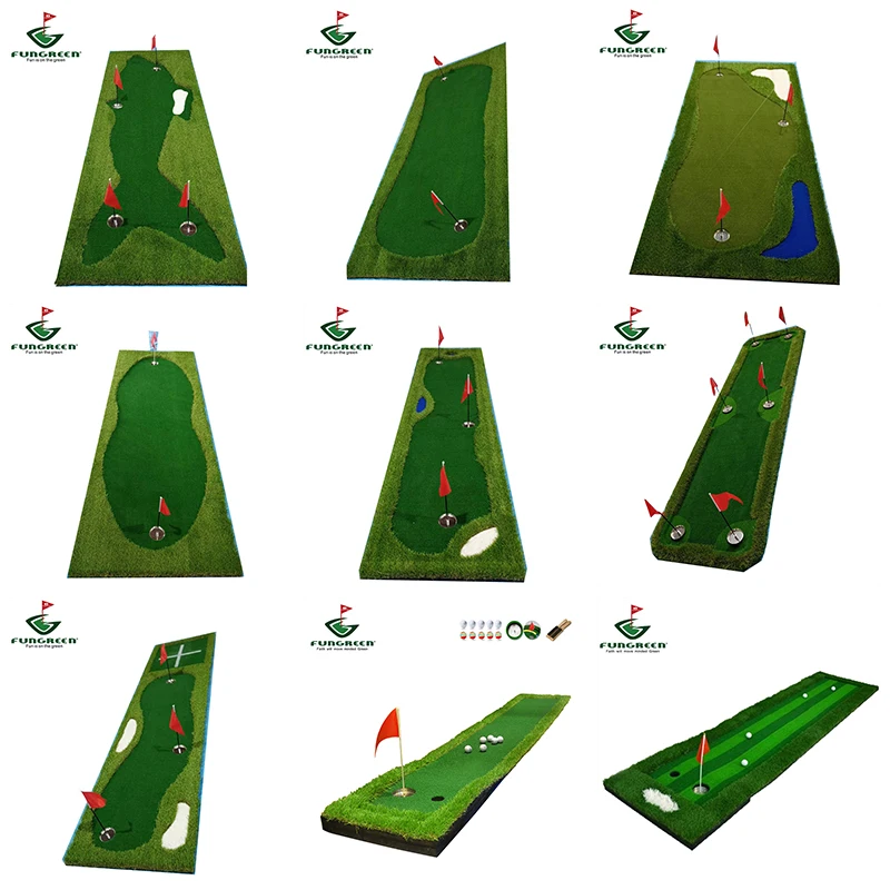 Тренировочный Коврик Tri-Turf для игры в гольф складной портативный мини-коврик
