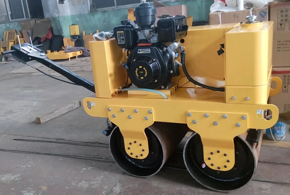 0.3 kg Construction Machine Diesel Single Double Drum Mini Road Roller For Sale Compactor