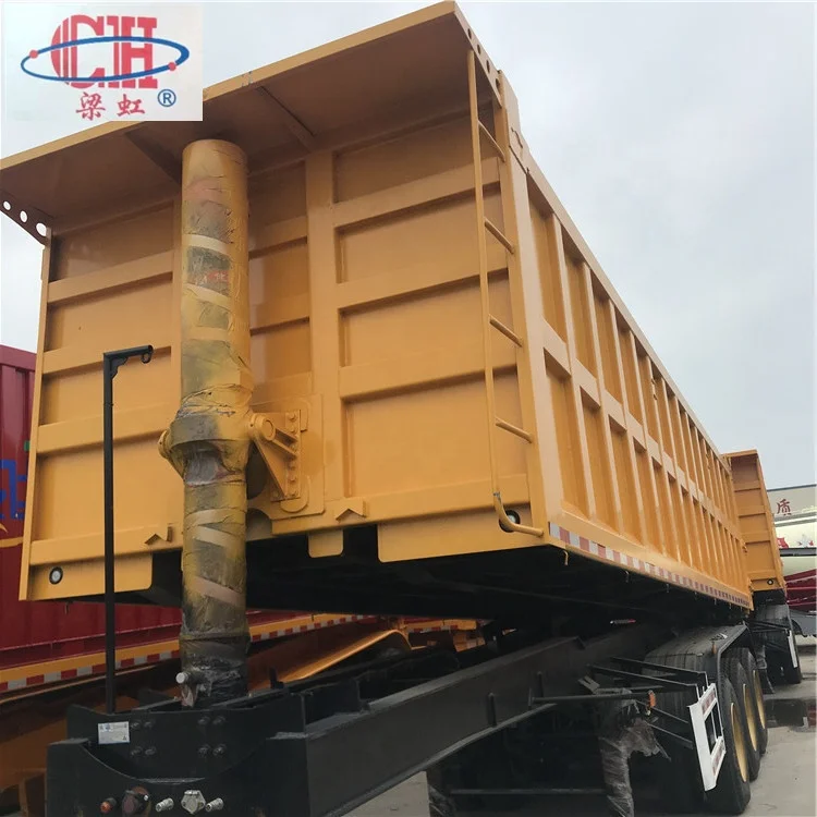 Jining LiangHong Brand Semi-trailer Dump Truck Dumping Trucks For Sale