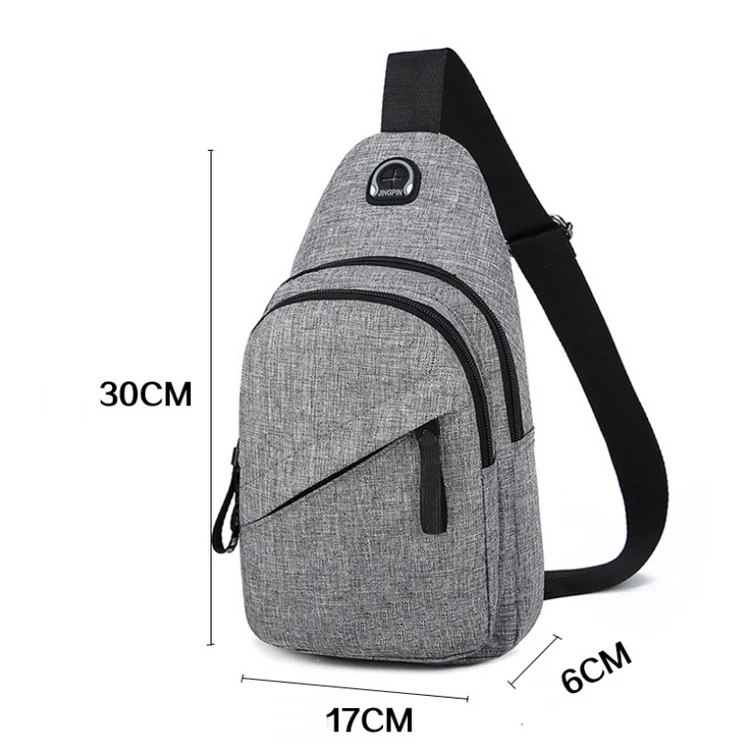 Men Travel Hiking Sling Chest Bag Cross Body Satchel Shoulder Back Sports Phone Pack