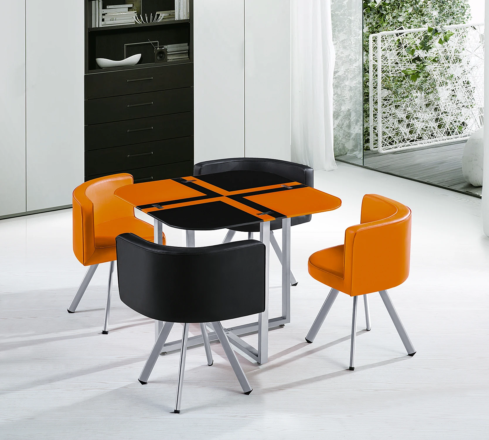 Дешевый оптовый стеклянный обеденный стол с 4 стульями и 6 стульями в ресторане