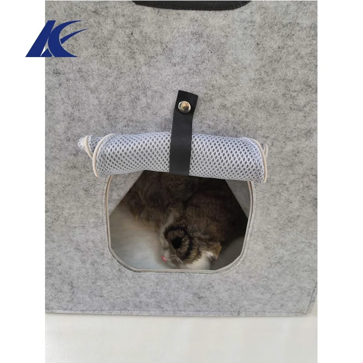 
Portable Felt Cat Nest,Teddy House,Pet Mat,Go Out Basket,Cagebag 