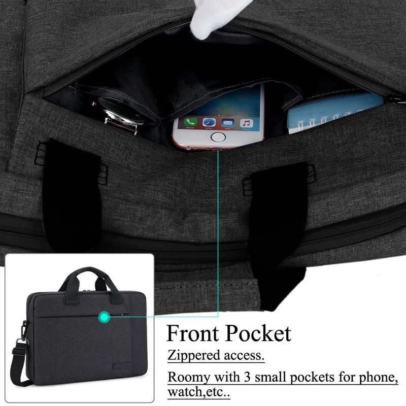 Multi-function Polyester laptop bag business Customized Logo briefcase bags women cheap laptop bag for women