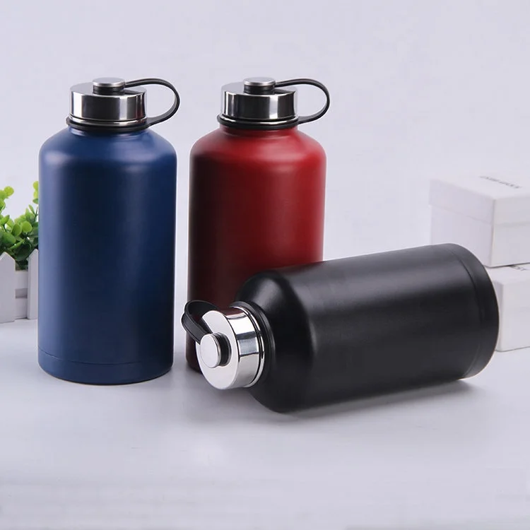 Wholesale Double Walled Stainless Steel Vacuum Insulated Large 2 Liter Thermos 2l Water Bottle