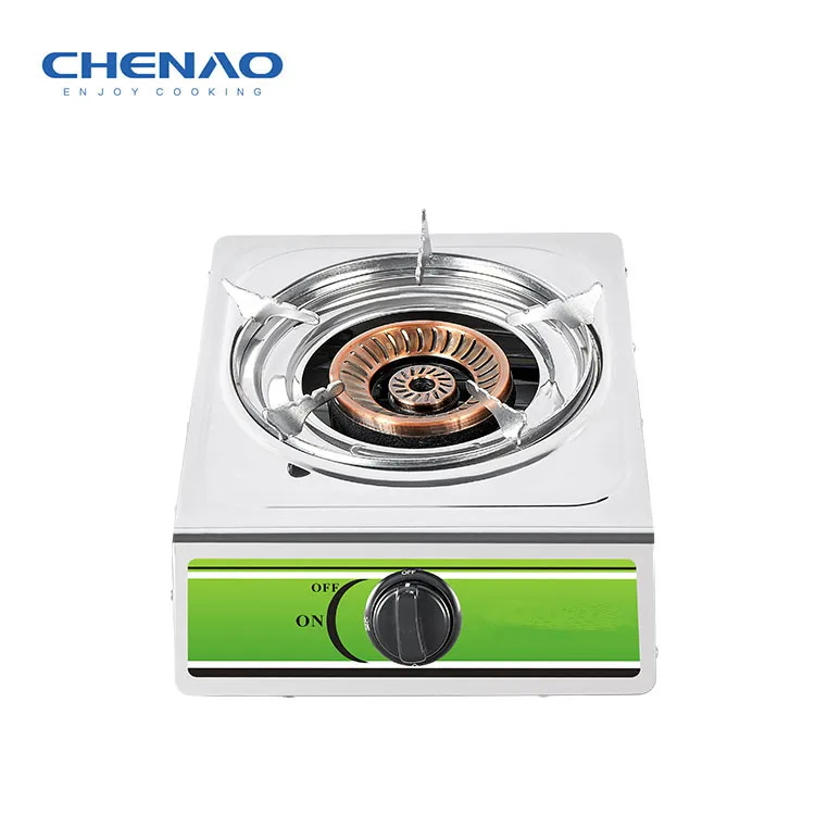 4mm Stainless steel cast iron  single gas cooker/LPG cooking stove