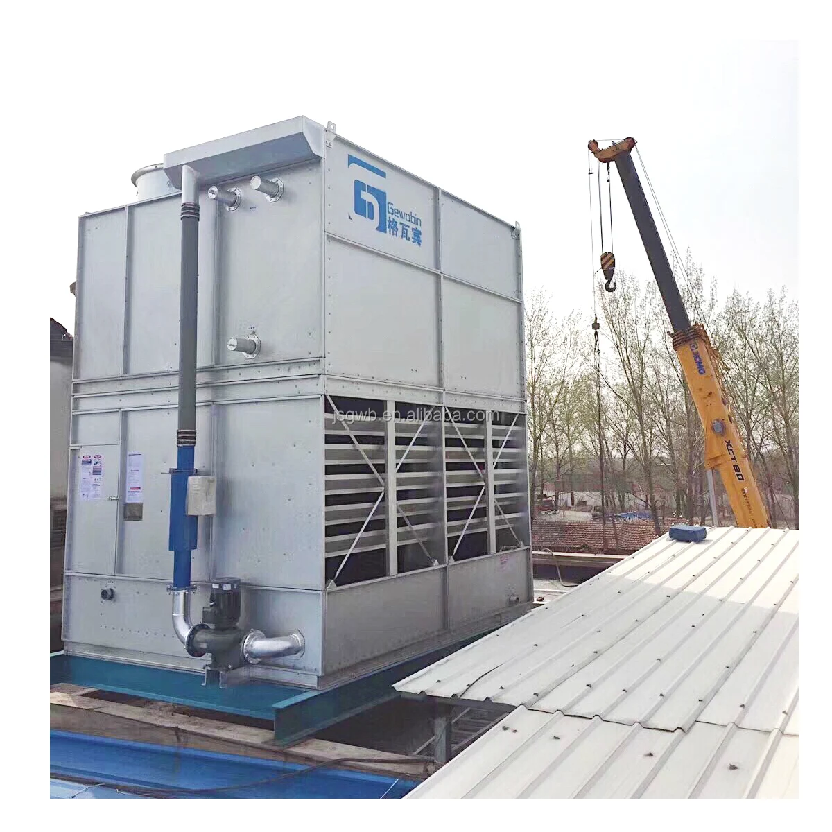 
industrial ammonia evaporative condenser water-sprayed evaporating condenser 