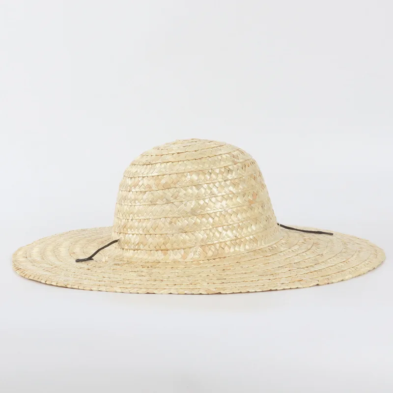 
Factory sale farmer natural straw hat summer sun hat with wide brim 