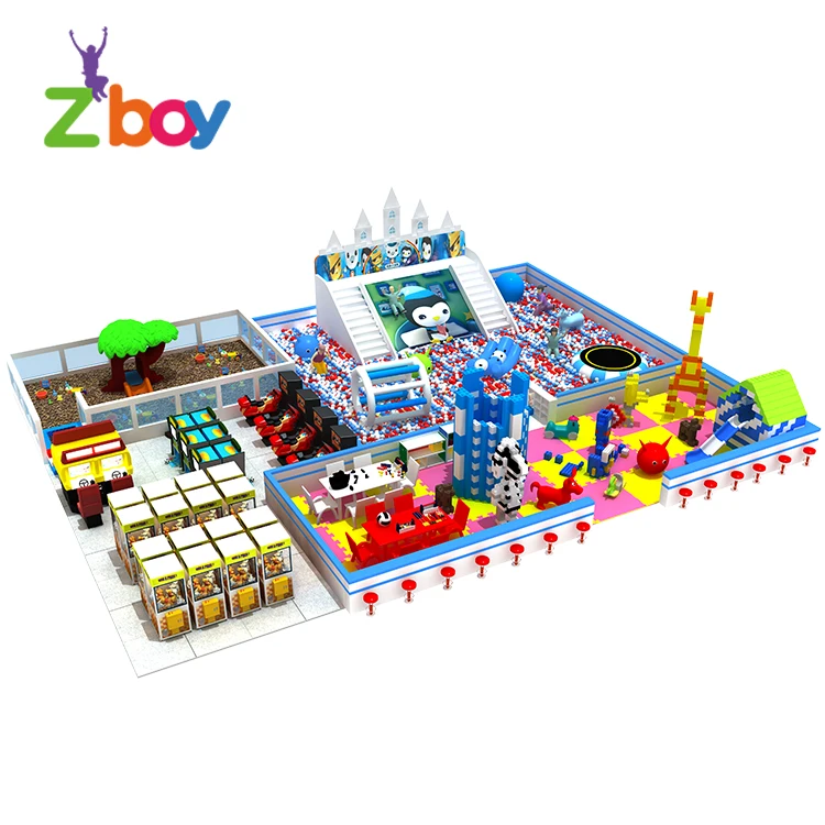 2018 большой привлекательный океан серии дети Крытый детская площадка