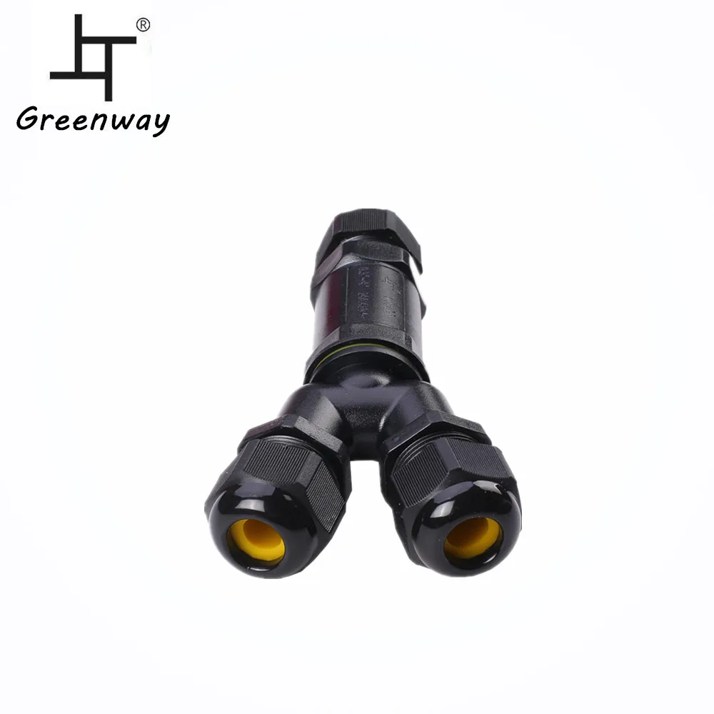 Greenway hot sale ip68 led connector y type connector 2pin 3pin 4pin 5pin waterproof connector