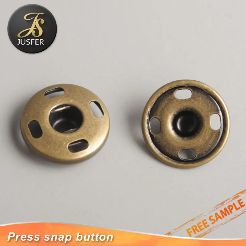 Wholesale 15mm Round Press Snap Fastener Snap Button for Jacket