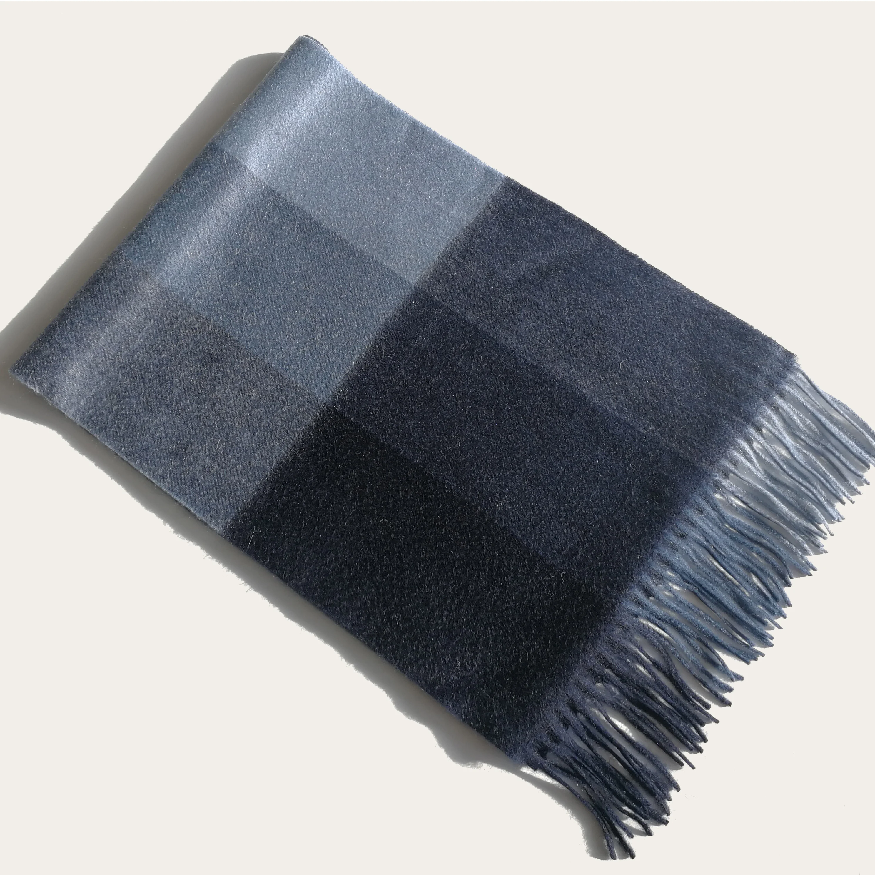 
wholesale winter inner mongolian check custom mens scottish cashmere scarf 