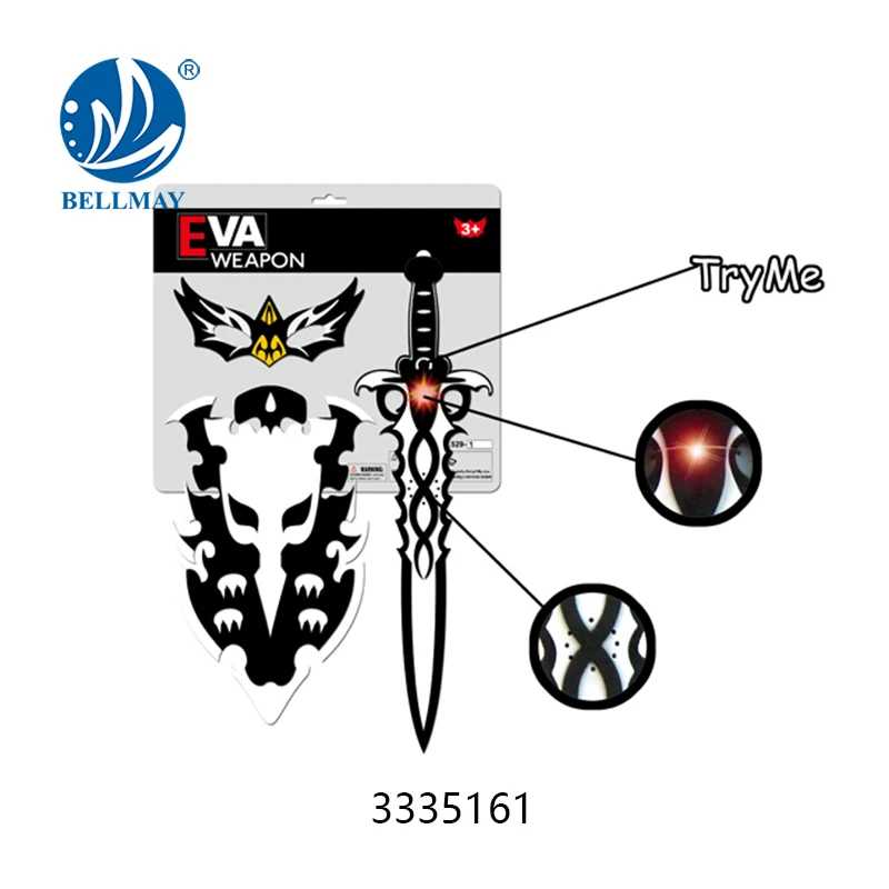 Bemay Toy Weapon In Toy Swords Battle Game Defence Set Boys EVA Foam Toy